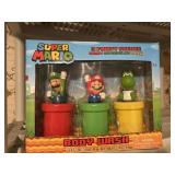 mario kids body wash set new