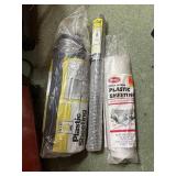 lg  & small roll plastic sheeting,roll wire fence