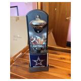DALLAS COWBOYS flask, football wall unit with