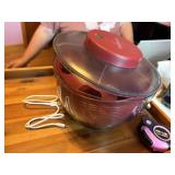 CURTIS STONE rechargable salad spinner with