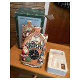 musical christmas clock in original box