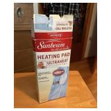 sunbeam ultra heat 9ft cord heating pad 3 settings