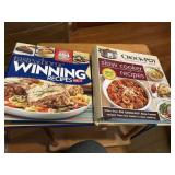 2 hardcover cookbooks, TASTE OF HOME &