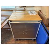 rolling cabinet, 28'x 27'deep with handle 24'