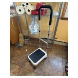 step stool with tall handle for support    kitchen