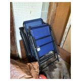 1 zero gravity & 2 folding chairs   back porch