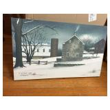 NEW stretch canvas A COLD WINTERS NIGHT 20'x 1ft