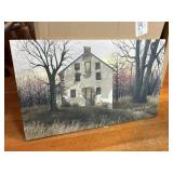 NEW stretch canvas THE OLDE MILL AT SUNSET