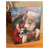 NEW stretch canvas 11' X 14' SANTA