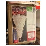 6.5foot christmas tree lighted madison pine