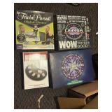 4 games, trivial pursuit, cranium wow,