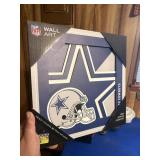 DALLAS COWBOYS wall art 12'x12'    basement