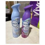 2 cans febreze air freshener, 1 spring & linen