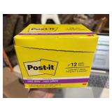 12 Post it pads cabinet pack super sticky