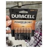 12 duracell AAA batteries exp 2034