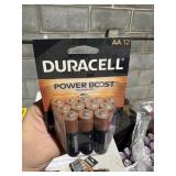 12 duracell AA batteries exp 2035