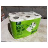 12 rolls 2ply toilet paper by perk