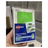200 green color coding labels