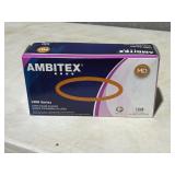 100 medium ambient latex gloves,