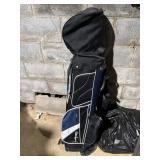 GOLF CLUBS walter haggan, with clubs, covers etc