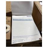 contractor invoices book