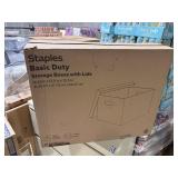 20 storage boxes with lids, legal or letter size