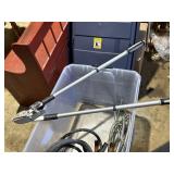 very large choppers extendable handles, nice set