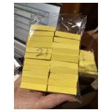 21 post it notes, 1 3/8 x 1 7/8,
