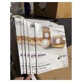 5 packs Avery Round label 120 labels per pk