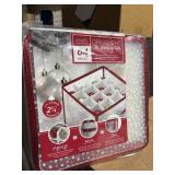 Ornament storage tote holds 64
