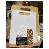 mainstays 2 pack cutting boards new sealed