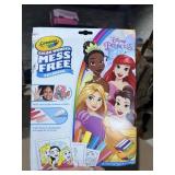 Crayola disney princess coloring set 18pgs 5 markr