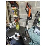 black n decker 20v cordless trimmer, battery &