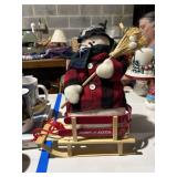 RADIO FLYER SLED with snowman