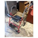 drive walker with seat, foldable, clean walker