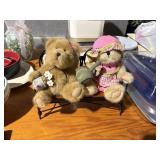 wrought iron bench 2 boyds bears emily jane &