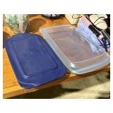 pyrex 2.2qt with lid, OXO 9'x13' with lid