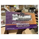360 ct party pk plasticware, forks, spoons, knives