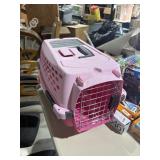 small animal crate pink