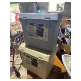 2 hard case jumbo file holders