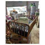 hanging baby cradle with matress and potty chair