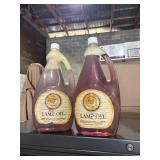 2 jugs lamp oil