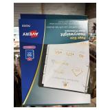 50 ct avery heavy weight sheet protectors
