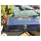 blue metal montgomery ward powrcraft tool box