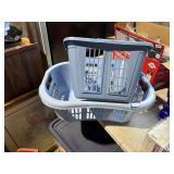 2 laundry baskets