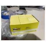24 post it pads, 1 3/8 x 1 7/8