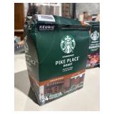 24 k cups starbucks, pikes place  exp 10/26