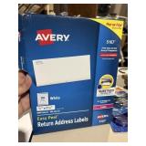 Avery Return Address labels 8000 ct *box damage*