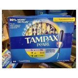 TAMPAX pearl 64ct light to super tampons