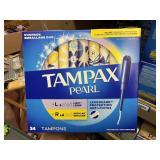 TAMPAX pearl 34 ct light and regular tampons